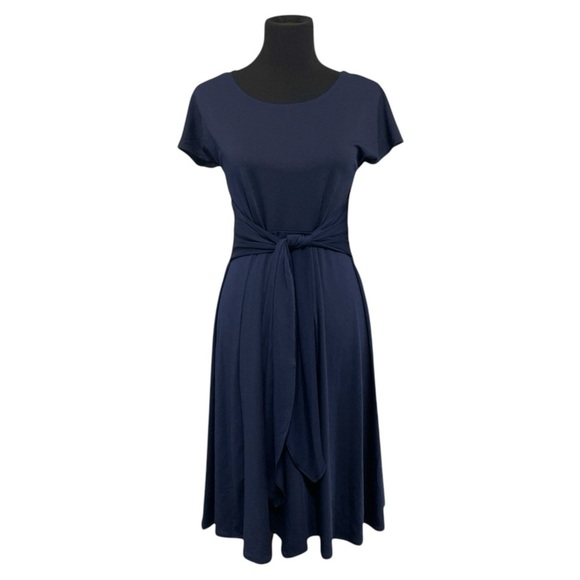 Dresses & Skirts - Blue A-Line Midi Dress NWT